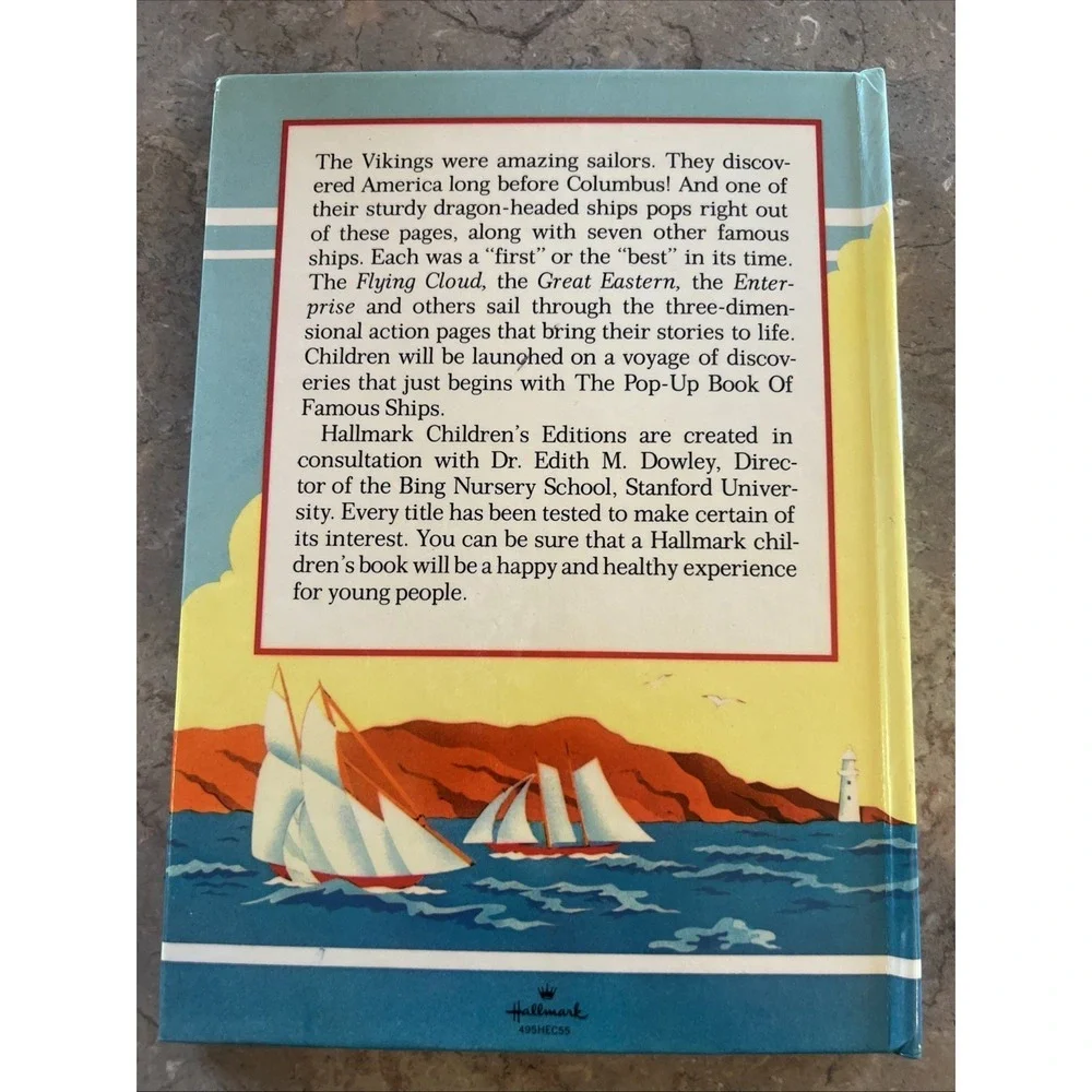The Hallmark Pop-Up Book of Famous Ships by Malcolm D. Kriger Hardcover